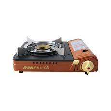 K-ONE 卡旺 A001攜帶式卡式爐，雙安全瓦斯爐, 33.5 x 28.2 x 10.2cm, K1-A001D, 1個