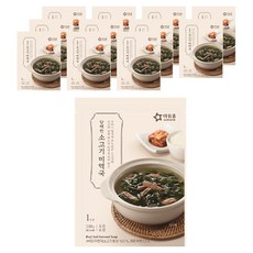 아워홈 담백한 소고기 미역국, 300g, 12개