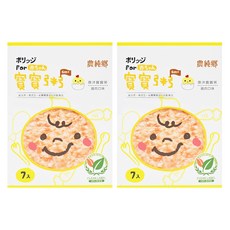 農純鄉 台灣公司貨 原淬寶寶粥 雞肉口味 6個月以上 7包, 1.05kg, 2盒