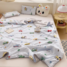 100%萊賽爾涼感被, 120*150(嬰兒/小童), 150*200CM(大童/成人), 面料:100%萊賽爾植物纖維, 填充:整張棉(超柔型), 嬰兒/小童(150 x 120cm), 藍汽車家族