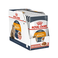 ROYAL CANIN 法國皇家 成貓 亮毛貓主食濕糧 HS33W 1歲以上 12包, 1.02kg, 1盒