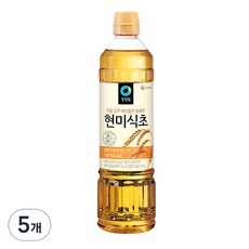 청정원 현미식초, 900ml, 5개