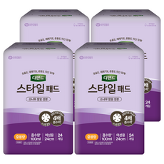 Depend 利清爽 女款失禁風格木炭墊成人尿布, 24片, 4包, M(24cm)