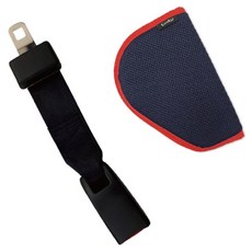 LUV KIZ 安全帶延長器 E型+保護套, 紅色, 1組