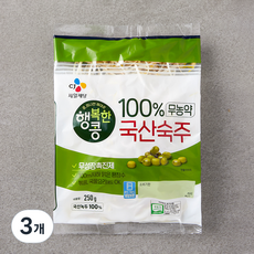 행복한콩 국내산 숙주, 250g, 3개