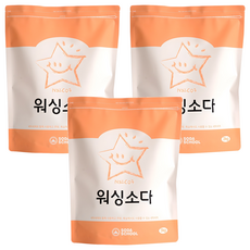소다스쿨 워싱소다 분말세제 본품, 3kg, 3개
