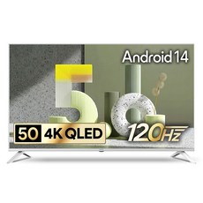 더함 CHIQ 4K UHD QLED DLG 120Hz 돌비 AI 스마트 구글5.0 TV, 127cm(50인치), UA501QLED, 스탠드형, 고객직접설치