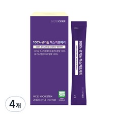뉴트리코어 유기농 하스카프베리, 28g, 4개