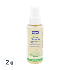 Chicco Kids寶貝桃果萃取香水 100ml, 96%天然成分, 敏感肌適用, 2瓶