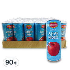 델몬트 스퀴즈 사과 에이드, 240ml, 90개