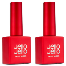 Jello Jello Peel-Off Base Gel 10ml, 單色, 2個
