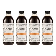 Marnis哥倫比亞冷萃咖啡原液, 1L, 4個, 1入