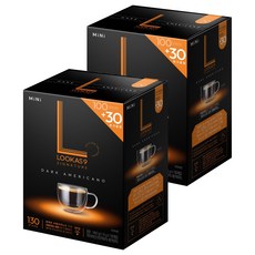 루카스나인 시그니처 다크 아메리카노, 1.15g, 130개입, 2개