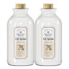 릴리퀸 유아 섬유유연제 크림베어, 2개, 1L