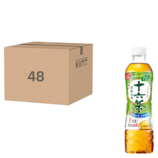 Asahi 朝日 十六茶 經典無糖零咖啡因複方茶, 16種天然素材, 無糖清新回甘, 530ml, 48瓶