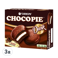 ORION 好麗友 黑巧克力派, 360g, 3盒