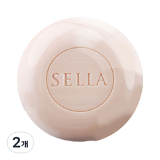 SELLA 미니 클렌징 비누, 30g, 2개