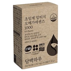 Danbaekharu rTG Omega 3魚油保健膠囊1000, 30顆, 1盒