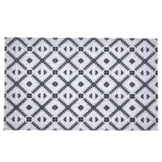 可自由剪裁去泥刮沙彈力絲圈地墊, 45 x 75公分, 聚氯乙烯(PVC)材質, 75 × 45cm, 摩洛哥三角, 1個