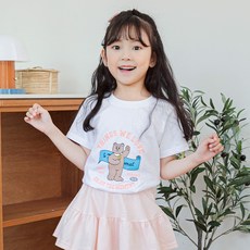 유라비 아동용 베케 나염 반팔 티셔츠