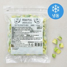 아보카도 (냉동), 500g, 1개