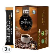 식후엔 당자바 치바 블랙커피, 10.5g, 3개, 30개입