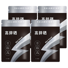 Balanstart 人可和高鋅硒, 48H抗氧化, 頂級酵母鋅與植萃芥子硒, 30粒入, 30顆, 350mg, 4包