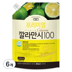 내추럴박스 프리미엄 깔라만시100 주스, 1L, 6개 1000ml, 6개