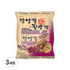 크라운 밤양갱 50g x 4p + 팥양갱 50g x 4p, 400g,