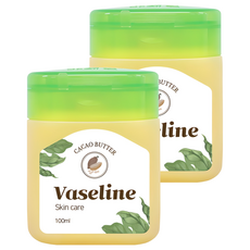 Vaseline 凡士林 可可脂光澤保濕潤膚膏 原味, 100ml, 2罐