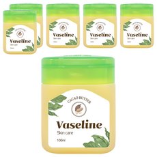 Vaseline 凡士林 可可脂光澤保濕潤膚膏 原味, 100ml, 6罐