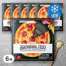 곰곰 페퍼로니 피자 (냉동), 400g, 6개