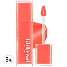 릴리바이레드 앙큼 라이어 코팅 립틴트 AD, 수줍은 복숭아인 척(L246A), 4g, 3개