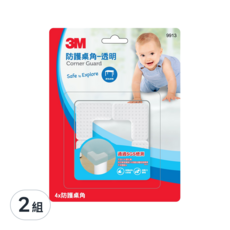 3M 防撞護角, 透明, 2組