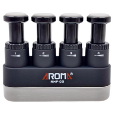AROMA指力器 AHF-03 提高手指獨立性 力度可調節 優質樹脂材質 耐用美觀, 黑色, 1個