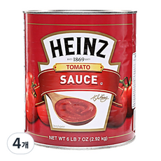  하인즈 토마토소스, 2.92kg, 4개 