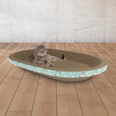 펫츠몬 고양이 베이직 60cm 타원형 B골 스크래쳐, 혼합색상, 1개