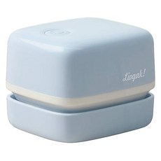 Livgak 方形桌上吸塵器, 小巧吸力強大, 向上排氣, 無線便攜, 水藍色, 1個