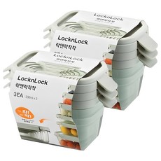 LocknLock 樂扣樂扣 空間精靈收納保鮮盒, 2組, 230ml保鮮盒 3入