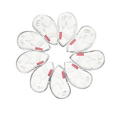 루이빌골프 크라운 아이언 커버 9p 세트, 화이트, 1개