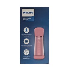 PHILIPS 飛利浦 唱放一體K歌麥克風, DLM9317CP/96, 粉色