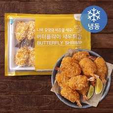 지엔씨푸드 버터플라이 새우튀김 10미 (냉동), 250g, 1개