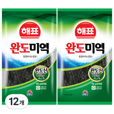 해표 완도 미역, 150g, 12개