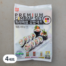 한성기업 프리미엄 김밥세트 S, 440g, 4세트