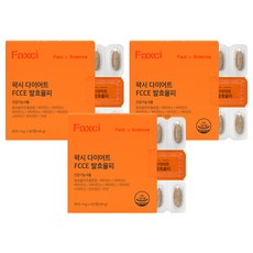 팍시 다이어트 FCCE 발효율피, 60정, 48g, 3개 60정, 3개