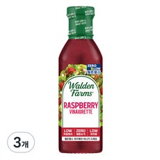 월든팜스 라즈베리 비니거 드레싱, 3개, 355ml