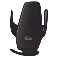 Hawk 浩客 X5感應式無線快充手機架, 單手操作, 360度旋轉, 出風口夾/伸縮支架吸盤底座, 19-HCX005BK, 黑色