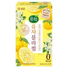 순작 유자블라썸 핫&콜드 과일허브티, 1.8g, 20개입, 1개