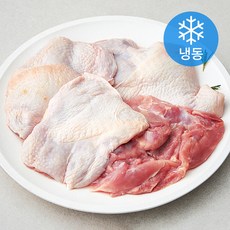 브라질산 뼈없는 닭다리살 닭정육 (냉동), 1.95kg,