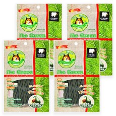 TheGreen 星型潔牙棒 6支, 深海魚+牛油果 4罐裝, 狗狗潔牙零食, 全天然成分, Omega-3, 口腔護理, 深海魚 + 牛油果 + 海藻, 4包